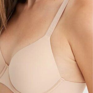 Aerie Smoothez Full Coverage Lightly Lined Bra Nude